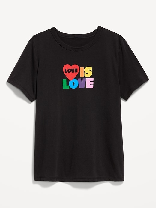 L'image numéro 5 présente T-shirt passe-partout ras du cou à imprimé