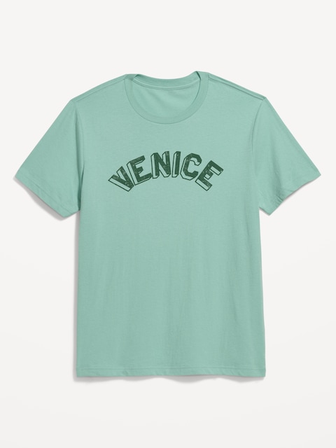 Soft-Washed Crew-Neck Graphic T-Shirt