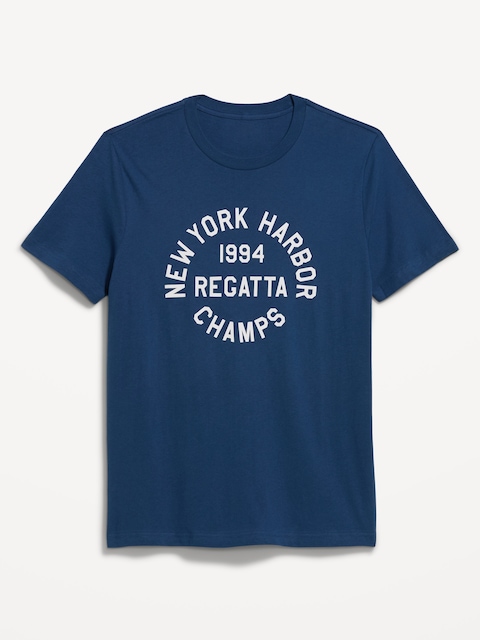Soft-Washed Crew-Neck Graphic T-Shirt