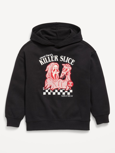 Ghost Face™ Gender-Neutral Oversized Pullover Hoodie for Kids
