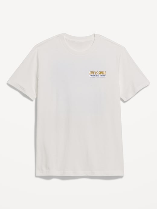 Image number 2 showing, Soft-Washed Crew-Neck Graphic T-Shirt