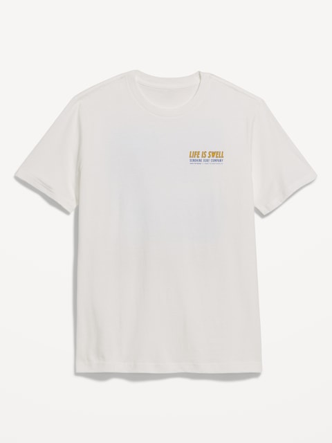 Soft-Washed Crew-Neck Graphic T-Shirt
