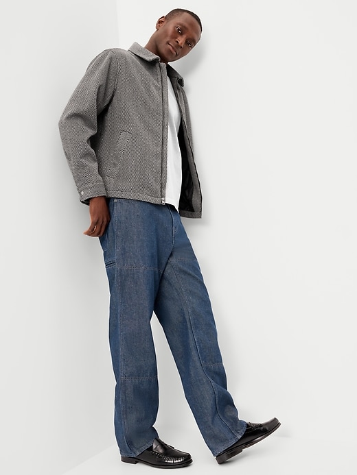 L'image numéro 3 présente Veste Harrington décontractée