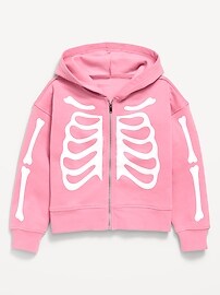 Image number 1 showing, Fleece Full-Zip Hoodie for Girls