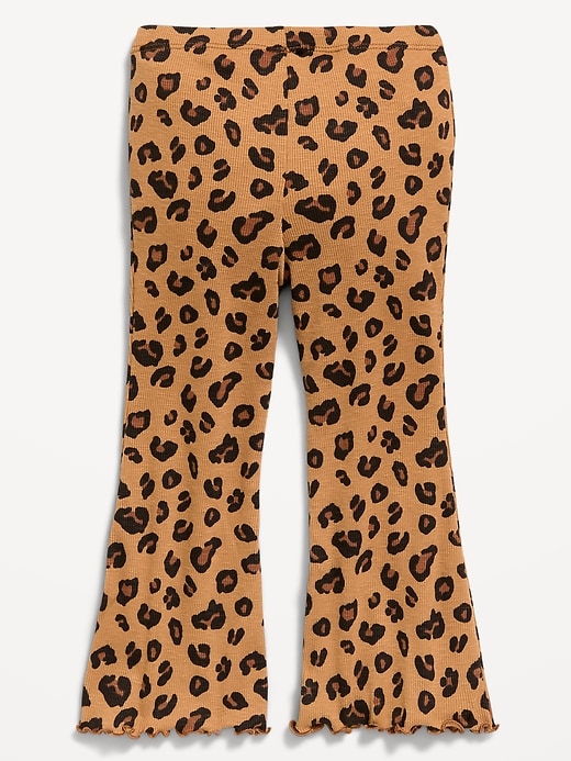 Image number 3 showing, Printed Ribbed Flare-Leg Leggings for Toddler Girls