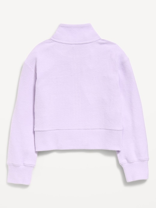 Image number 2 showing, CozePlush 2-Way-Zip Jacket for Girls