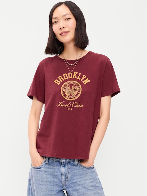 EveryWear Crew-Neck Graphic T-Shirt