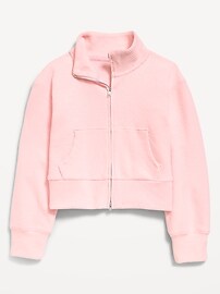 Image number 1 showing, CozePlush 2-Way-Zip Jacket for Girls