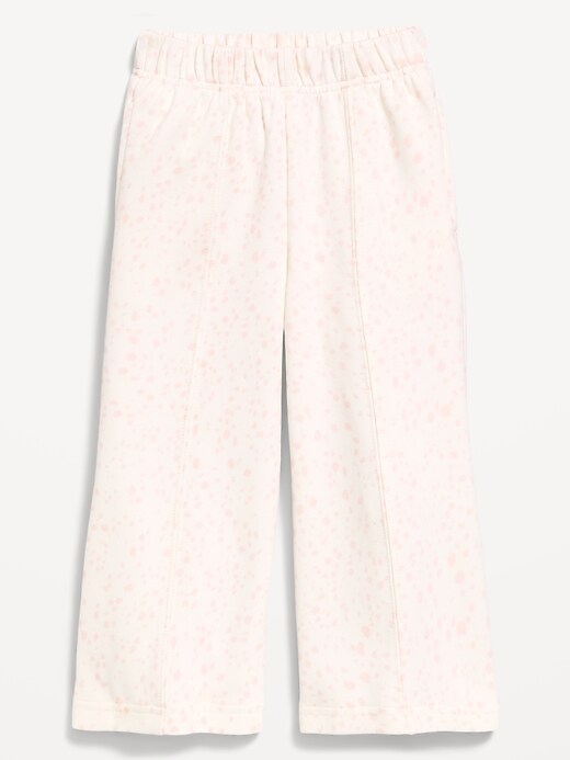 Image number 1 showing, Dynamic Fleece Wide-Leg Sweatpants for Toddler Girls