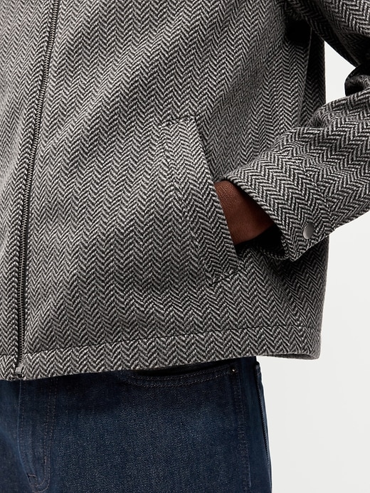 L'image numéro 5 présente Veste Harrington décontractée