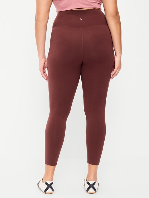 Image number 7 showing, High-Waisted PowerChill 7/8 Cotton Leggings
