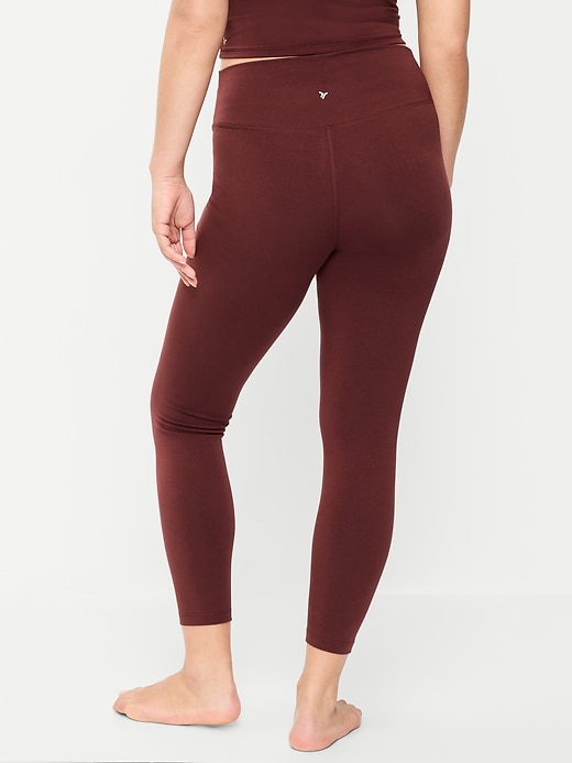 Image number 5 showing, High-Waisted PowerChill 7/8 Cotton Leggings