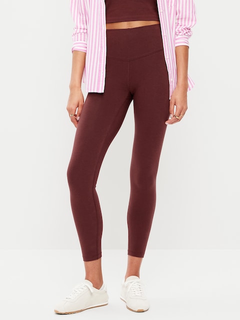 High-Waisted PowerChill 7/8 Cotton Leggings