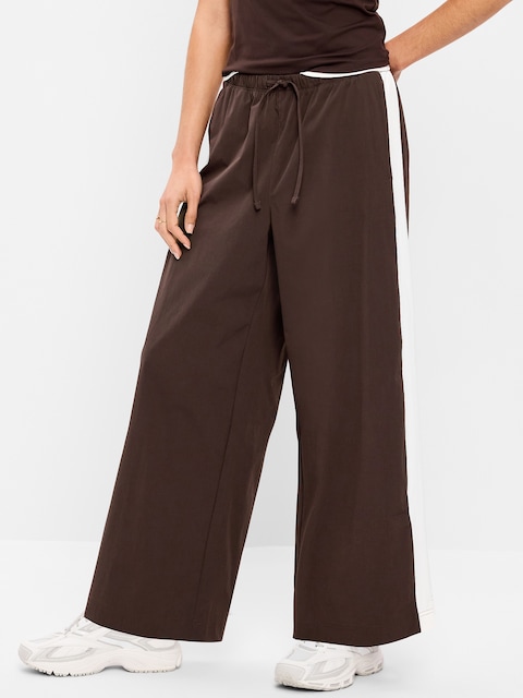 High-Waisted TrekTech Lightweight Woven Active Pants