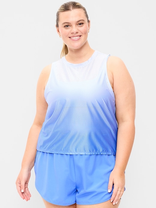 Image number 7 showing, Mesh Muscle Tank Top