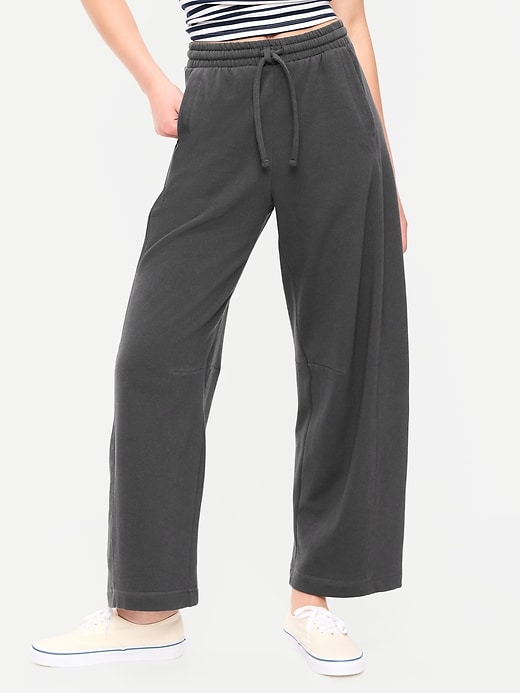 Image number 2 showing, Mid-Rise SoComfy Barrel Sweatpants