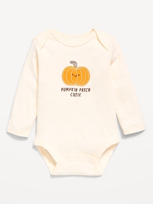 Image number 1 showing, Long-Sleeve Graphic Bodysuit for Baby