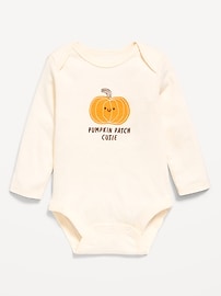 Image number 1 showing, Long-Sleeve Graphic Bodysuit for Baby