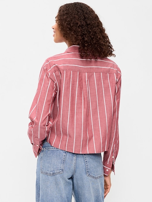 Image number 2 showing, Cropped Button-Down Shirt