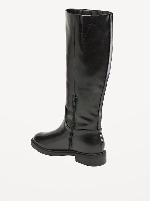 L'image numéro 4 présente Bottes d’équitation mi-mollet pour femme