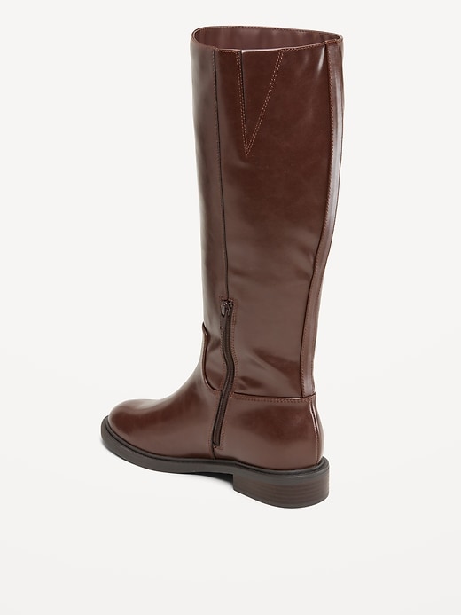 L'image numéro 5 présente Bottes d’équitation mi-mollet pour femme