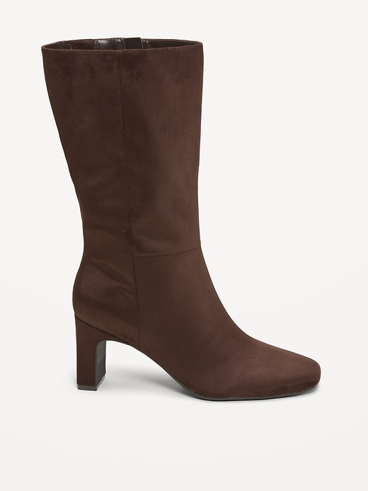 Image number 4 showing, Mid-Calf Square-Toe Boot for Women
