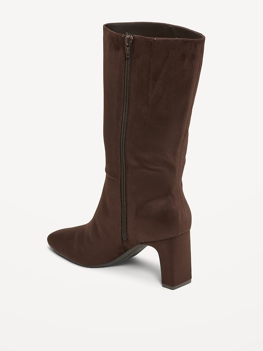 Image number 5 showing, Mid-Calf Square-Toe Boot for Women