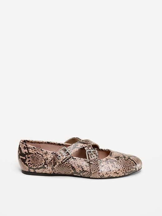 L'image numéro 4 présente Ballerines Charles IX à bride à boucle pour femme