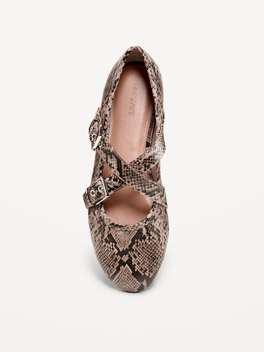 L'image numéro 3 présente Ballerines Charles IX à bride à boucle pour femme