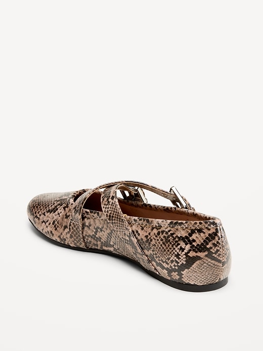 L'image numéro 5 présente Ballerines Charles IX à bride à boucle pour femme