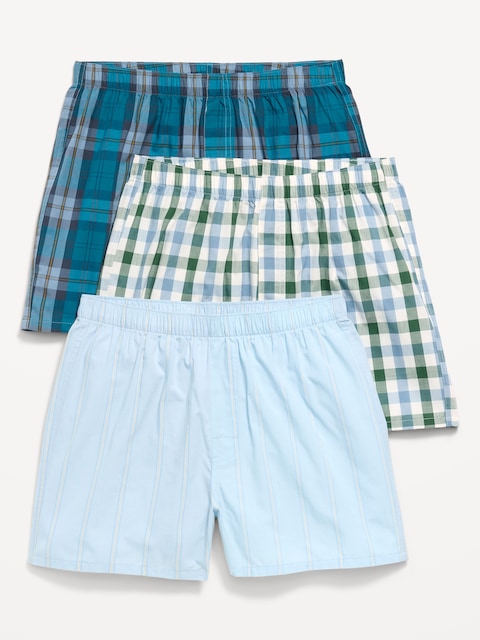 Printed Boxer Shorts 3-Pack