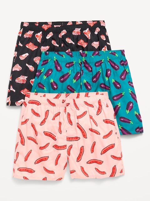 Printed Boxer Shorts 3-Pack
