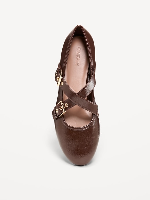 L'image numéro 3 présente Ballerines Charles IX à bride à boucle pour femme