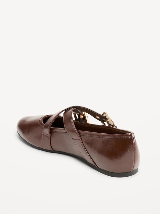 L'image numéro 5 présente Ballerines Charles IX à bride à boucle pour femme