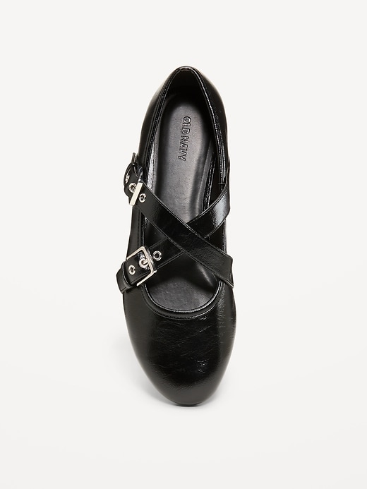 L'image numéro 3 présente Ballerines Charles IX à bride à boucle pour femme