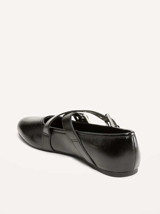 L'image numéro 5 présente Ballerines Charles IX à bride à boucle pour femme