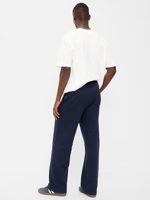L'image numéro 3 présente Pantalon en coton ouaté coupe généreuse Première nécessité