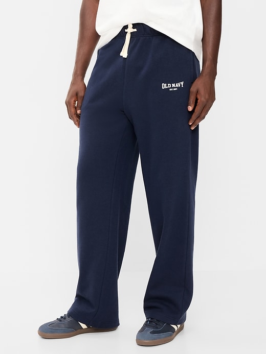 L'image numéro 2 présente Pantalon en coton ouaté coupe généreuse Première nécessité