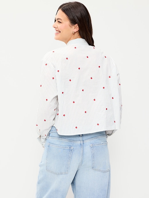 Image number 6 showing, Cropped Button-Down Shirt