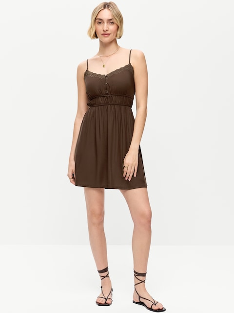 Sleeveless Trousseau Mini Dress