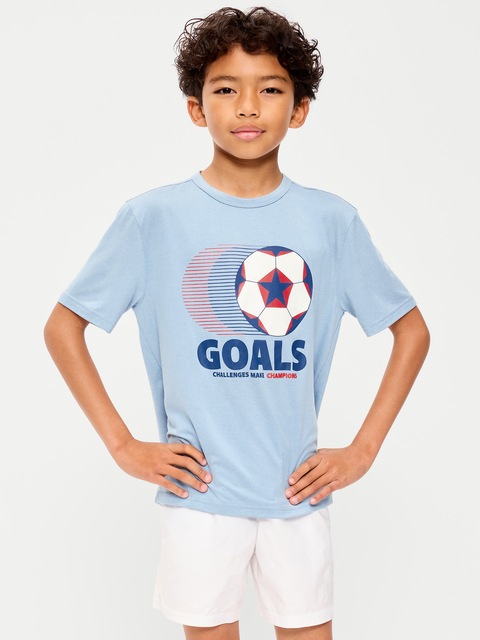 T-SHIRT À IMPRIMÉ PERFORMANCE NUAGESPORT POUR GARÇON