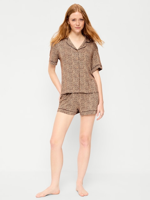 Sunday Sleep Knit Jersey Short Set
