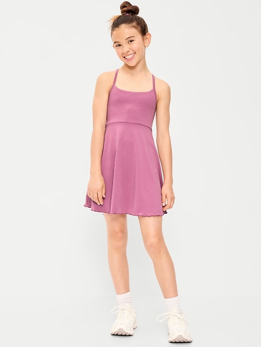 Image number 1 showing, StudioSmooth Sleeveless Athletic Dress for Girls