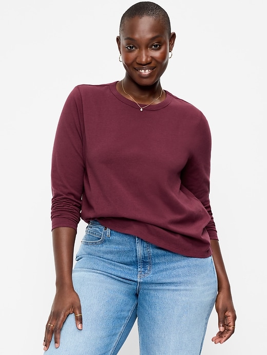 Image number 4 showing, EveryWear Long-Sleeve T-Shirt