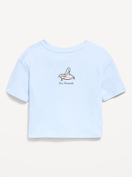 L'image numéro 2 présente T-shirt droit surdimensionné à imprimé Princesses de Disney © pour toute-petite