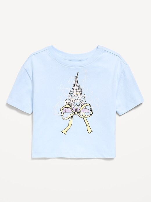 L'image numéro 1 présente T-shirt droit surdimensionné à imprimé Princesses de Disney © pour toute-petite