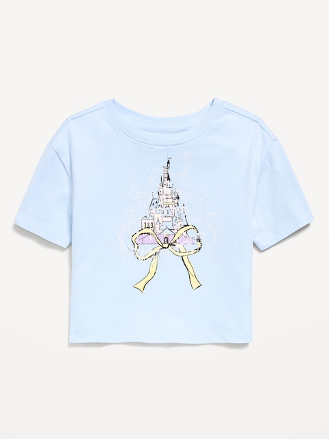 Disney© Princess Oversized Boxy Graphic T-Shirt for Toddler Girls