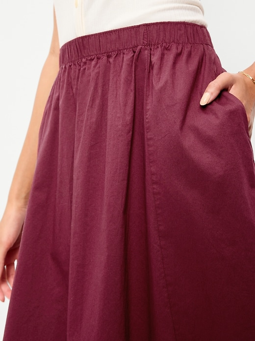 Image number 4 showing, Poplin Mini Skirt