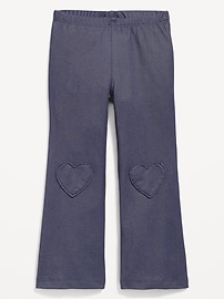 Image number 1 showing, Faux-Denim Flared Leggings for Toddler Girls