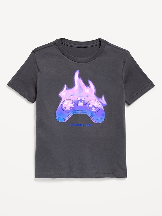 Image number 1 showing, Short-Sleeve Graphic T-Shirt for Boys